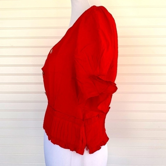 Puff sleeve blouse By Milk & Honey New - Picture 6 of 12